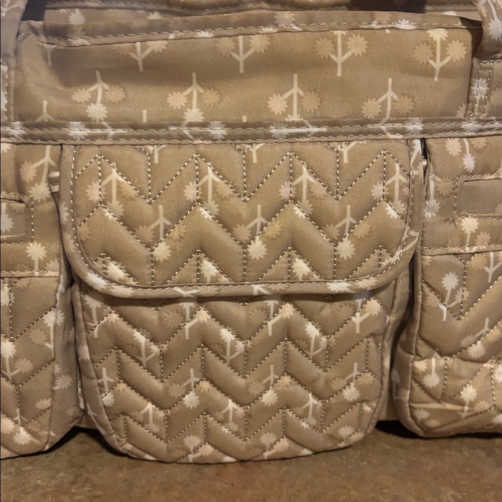 Lug Stylish Tan Quilted Women's Bag - Picture 11 of 11